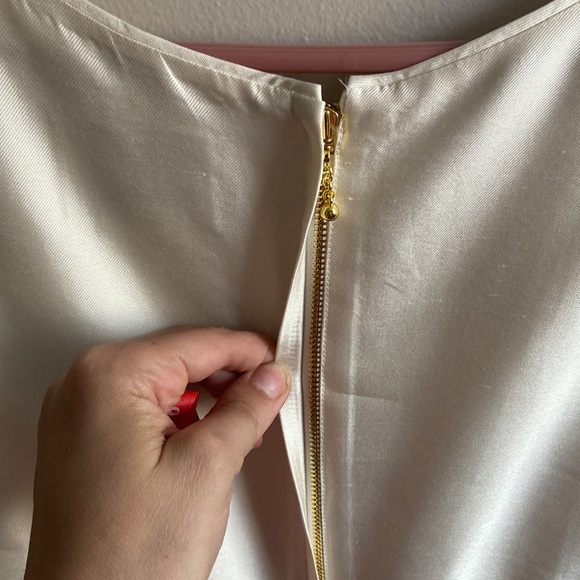 Kate spade silk pink/white color block dress - Picture 4 of 6